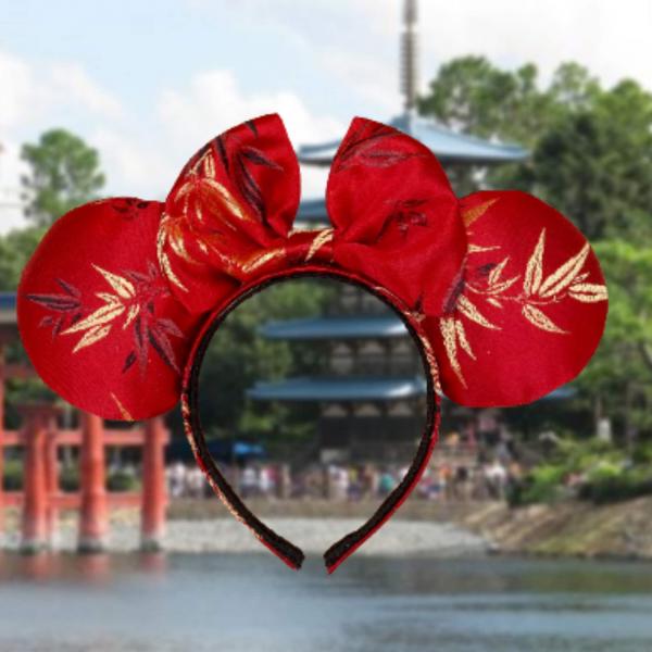 Japanese Kimono Fabric Minnie Ears | EPCOT Japan Ears