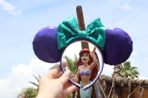 Ariel Disney Ears | Ariel Minnie Ears | Sequin Minnie Ears for Disney
