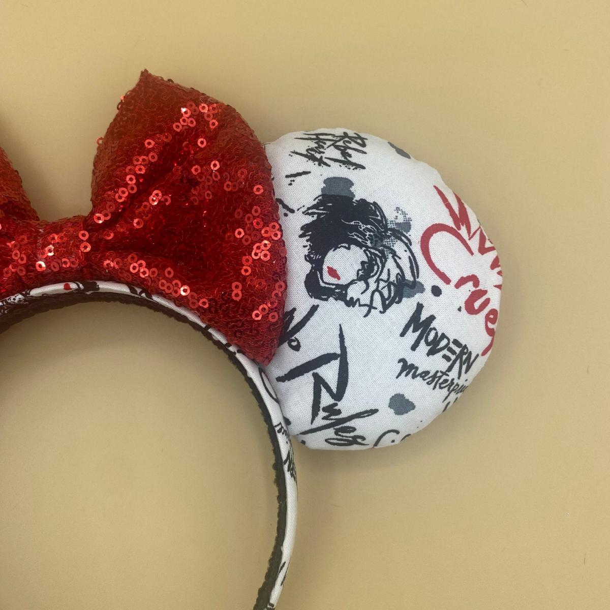 Cruella De Vil Ears | Cruella Minnie Ears | Disney Villains Ears picture