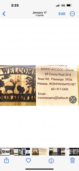 Ironman Sam&rsquo;s  Custom Metal Signs