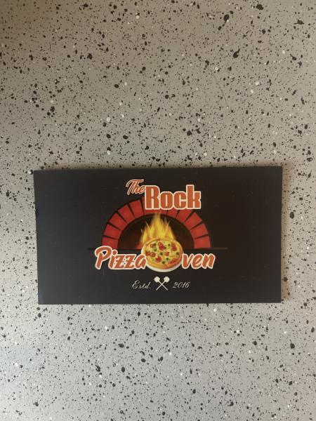 The rock pizza oven