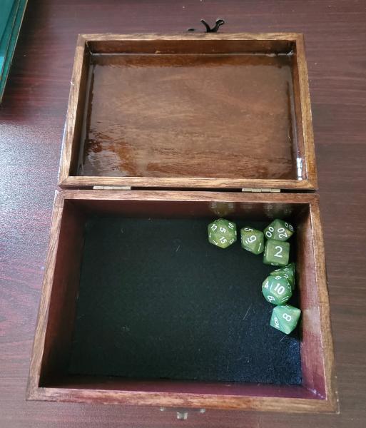 Large Dragon Silhouette Dice Box picture