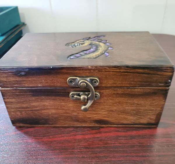 Medium Dragon Bust Dice Box picture