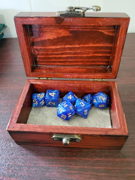 Small Dragon Silhouette Dice Box picture