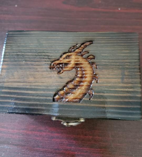 Small Dragon Bust Dice Box picture