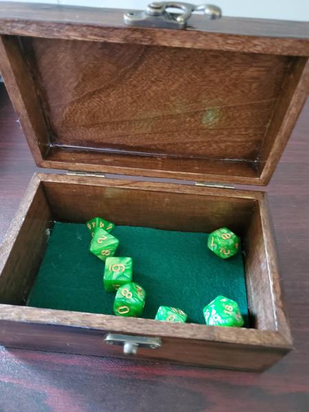 Medium Dragon Bust Dice Box picture