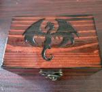 Small Dragon Silhouette Dice Box