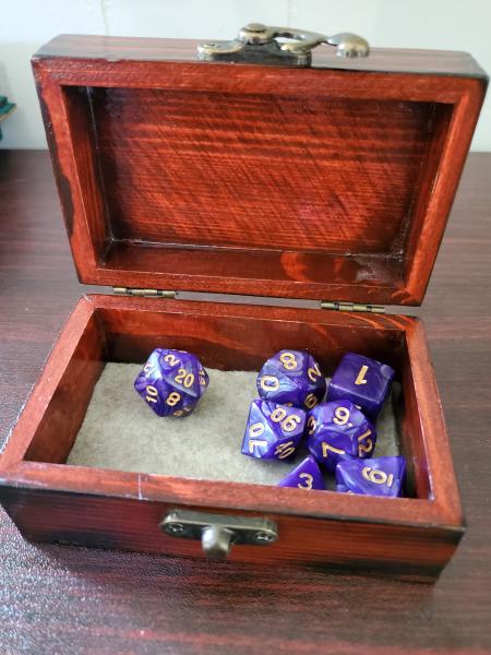 Small Dragon Bust Dice Box picture