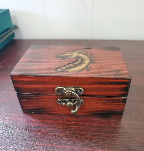 Small Dragon Bust Dice Box picture
