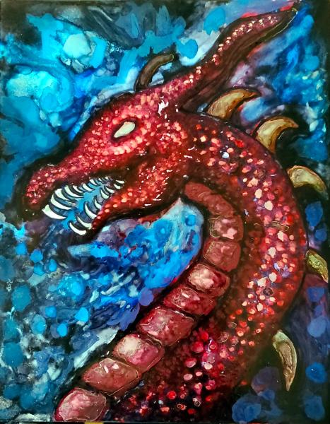 Red Dragon print