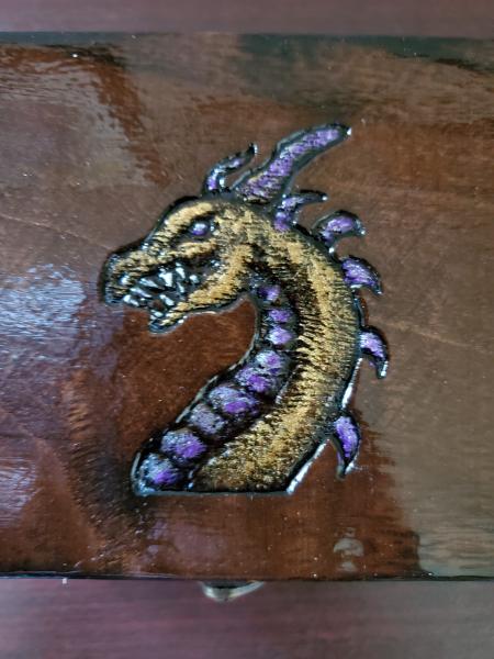 Medium Dragon Bust Dice Box picture