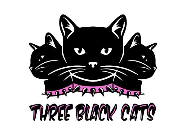 Three Black Cats