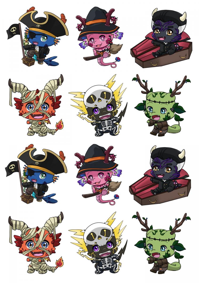 Tiny Dragon Stickers picture