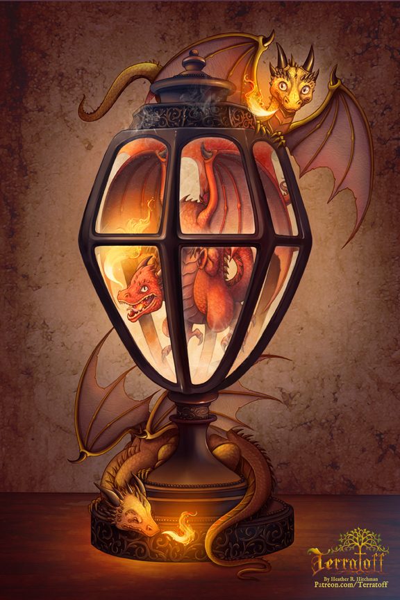 The Dragon Lantern 11x14 Open Edition Print picture