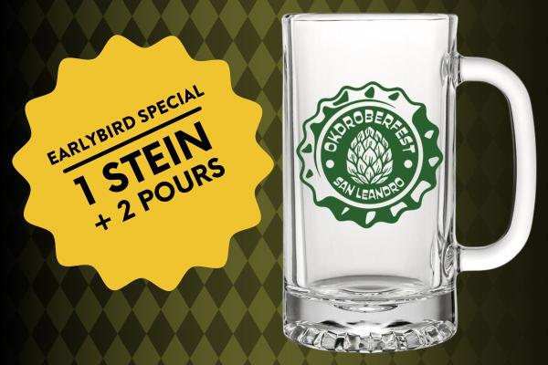 Okdroberfest Stein + 2 Pours