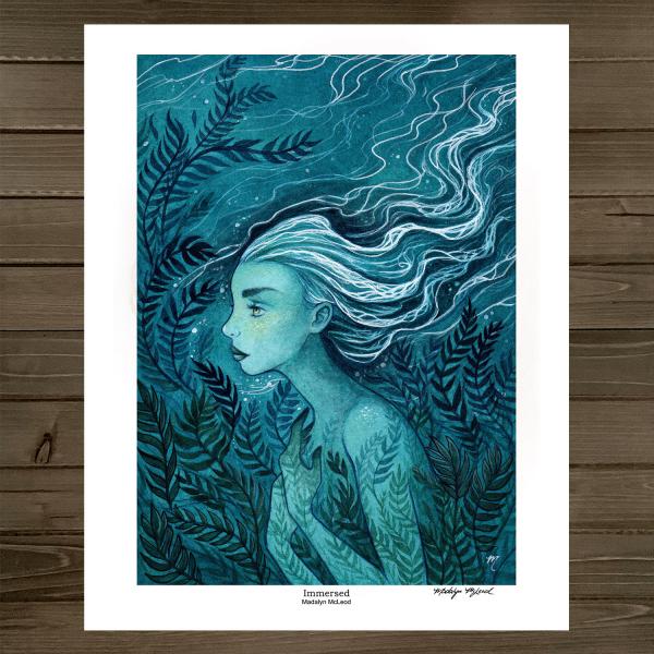 Immersed 8x10 Fantasy Art Print