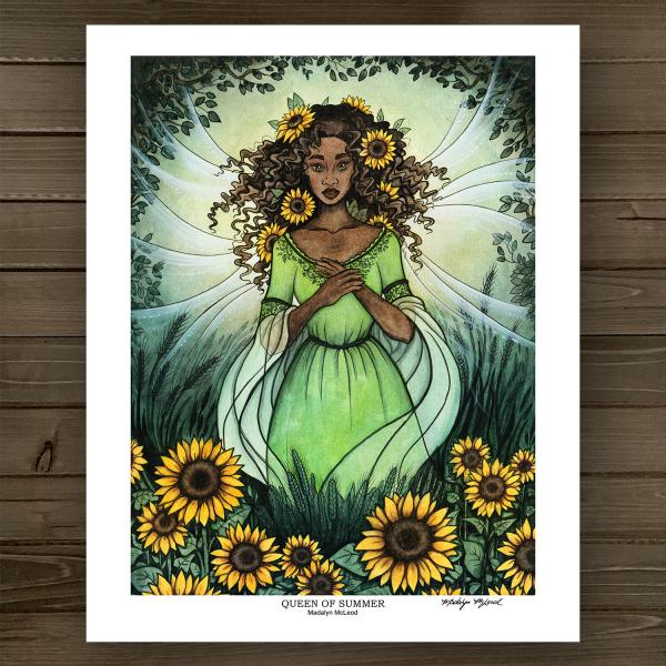 Queen of Summer 8x10 Fantasy Art Print picture
