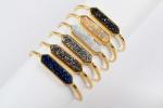 Druzy Quartz Bangle