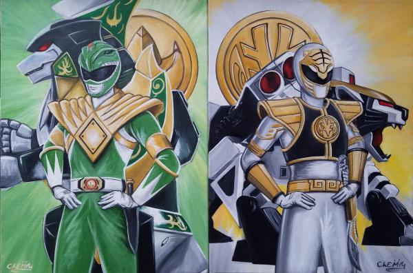 Green and White Ranger picture