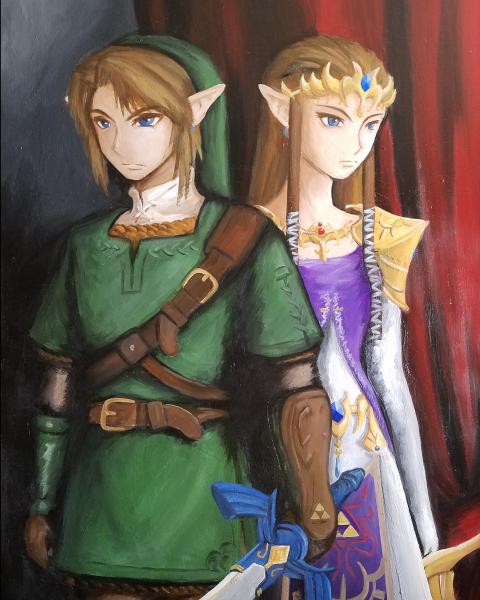 Link and Zelda, Twilight Princess picture