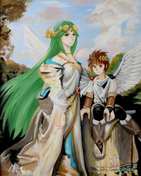 Pit and Palutena picture