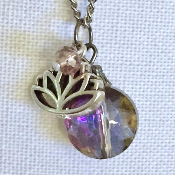 Lotus Crystal Necklace picture