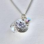 Sand Dollar Crystal Necklace