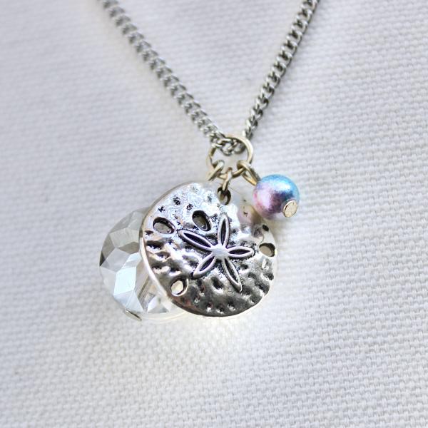 Sand Dollar Crystal Necklace picture