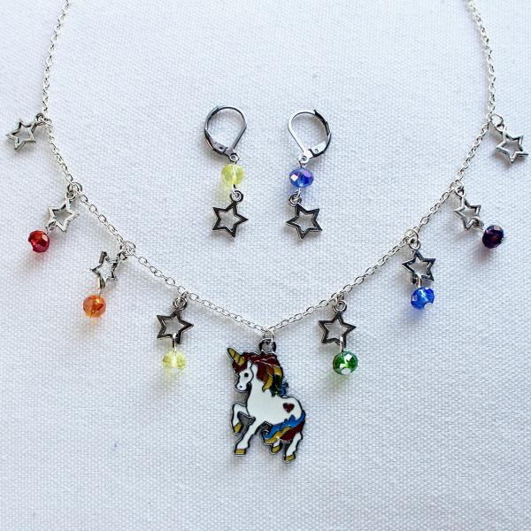 Rainbow Unicorn Necklace picture