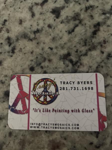 Tracys Mosaics and Fused glasd