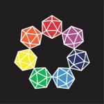 ORIGINS ONLINE SPECIAL: Rainbow d20 Dice Bag + Dice!