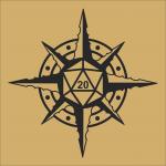 ORIGINS ONLINE SPECIAL: Compass d20 Dice Bag + Dice!