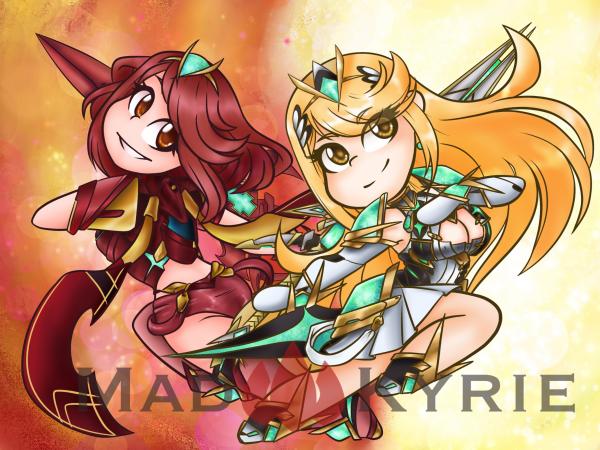 Pyra x Mythra picture