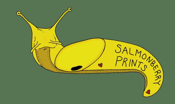 Salmonberry prints