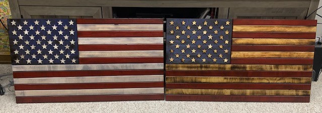 36" American Flag Red White and Blue picture