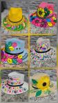 Artisan Hand Painted Straw Hats