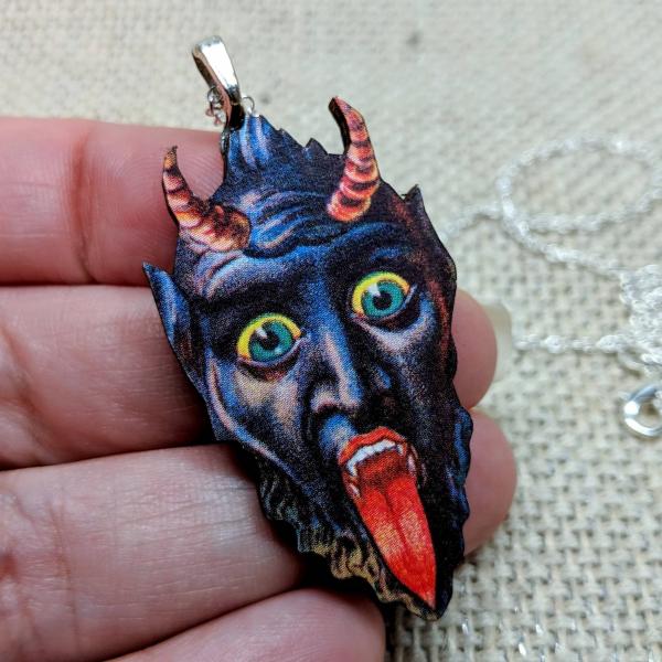 Krampus Pendant Necklace picture