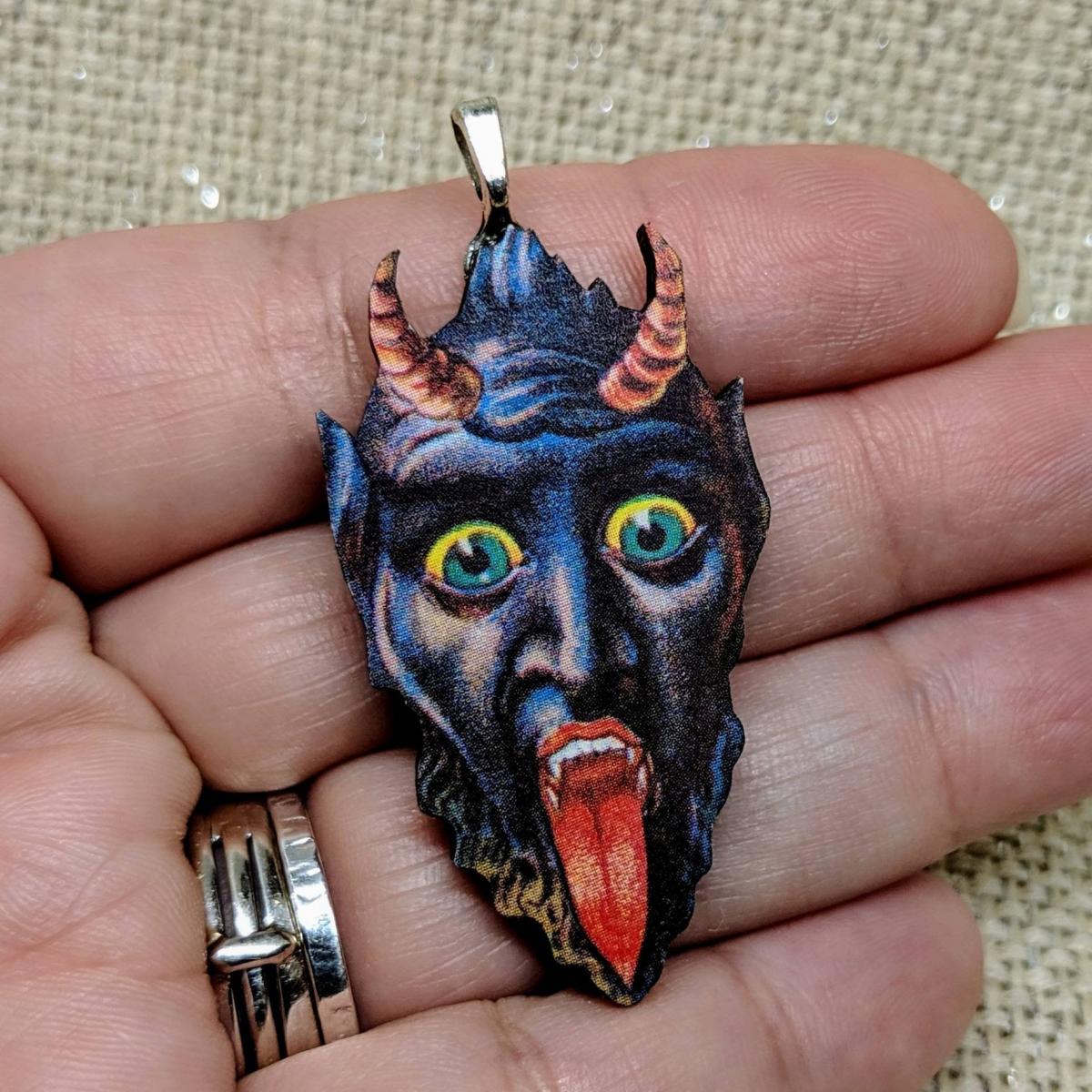 Krampus Pendant Necklace picture