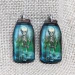 Skeleton Creepy Halloween Earrings