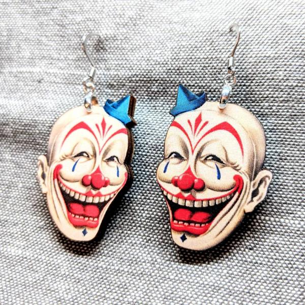 Creepy Clown Earrings picture