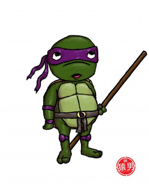 Turtle Power #FatKidProject (set of 4) picture