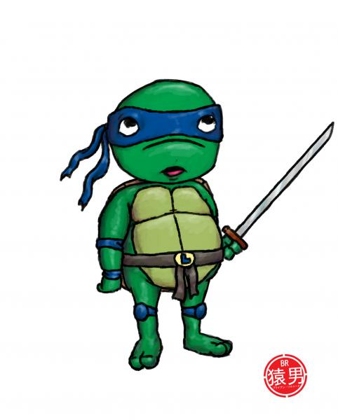 Turtle Power #FatKidProject (set of 4) picture