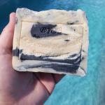 LE MARCEAU SOAP CHARCOAL BENTONITE CLAY BODY SOAP, NET WT. 5 OZ., GRAMS: 141.75, SCENT: COOL