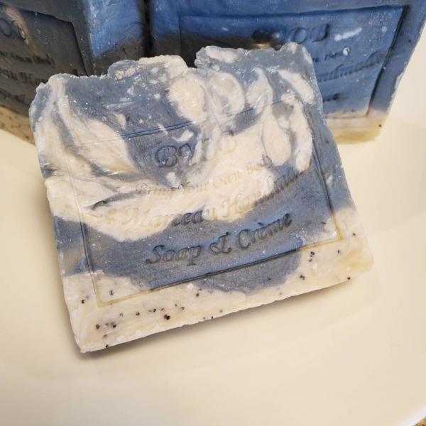 LE MARCEAU SOAP SALTY SEA BREEZE BLUE SEA CLAY SOAP, NET WT. 5 OZ., GRAMS: 141.75, SCENT: EARTHY picture