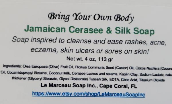 LE MARCEAU SOAP JAMAICAN CERASEE LEMONGRASS SOAP, NET WT. 5 OZ., GRAMS: 141.75, SCENT: FRESH picture