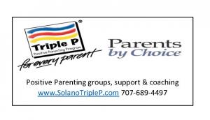 Solano Triple P - Parents by Choice