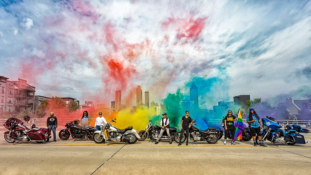 Ride with Pride - 30"x15" METAL PRINT picture