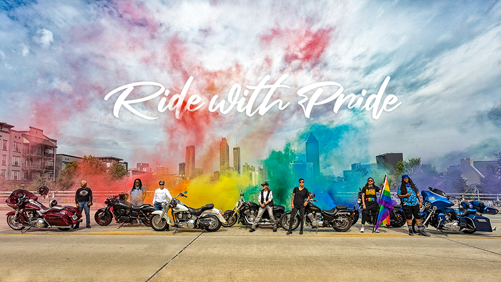 Ride with Pride - 30"x15" METAL PRINT