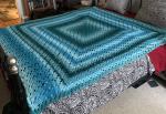 Tritonal Turquoise Blanket