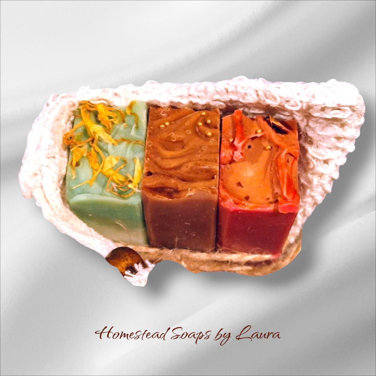 Mini Soap Bundles w/Ramie Bag picture